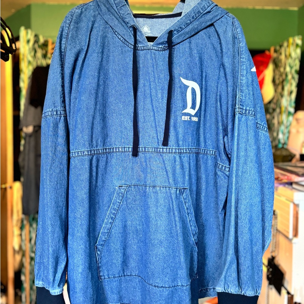 Denim Disneyland Spirit Jersey Shacket